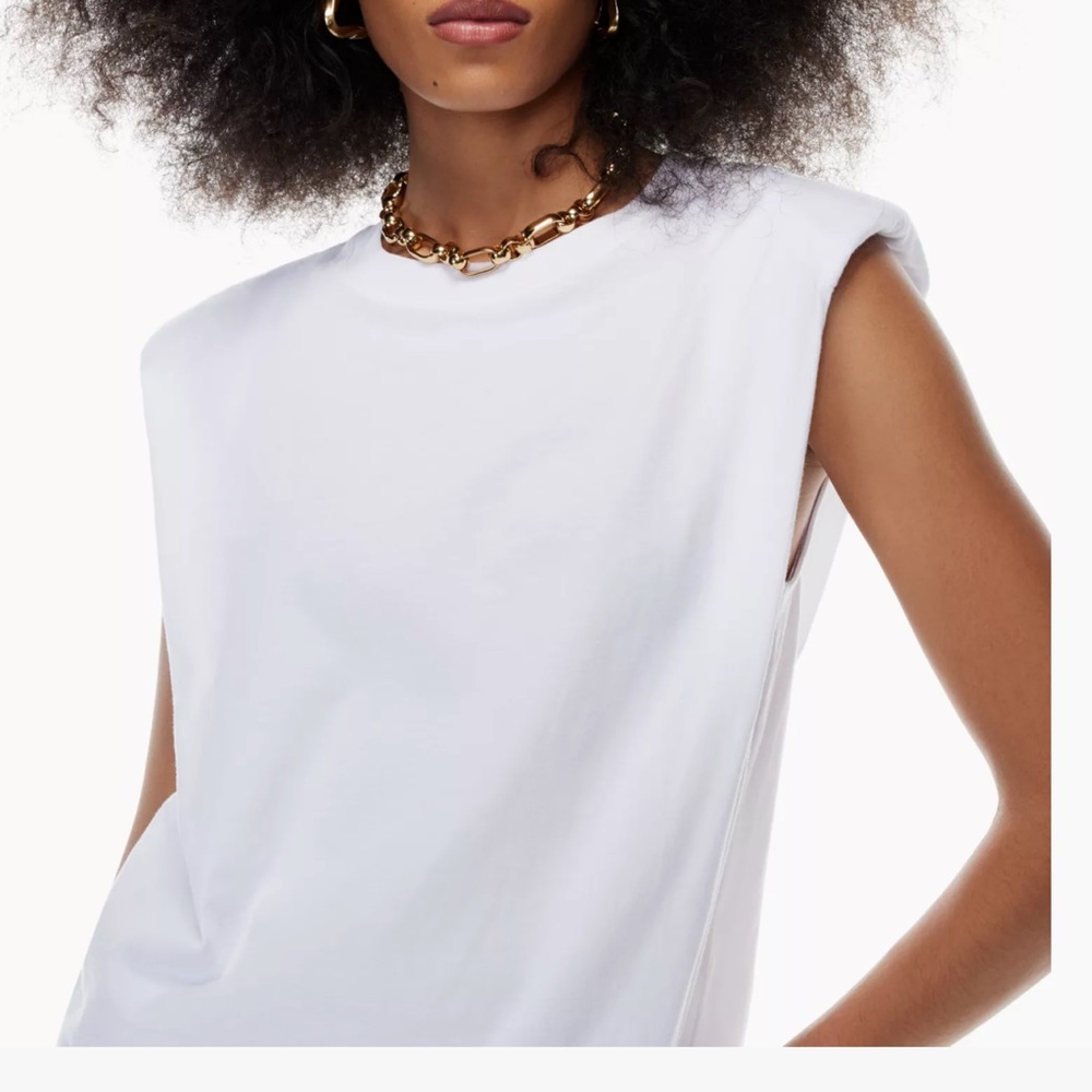 babaton aritzia shoulder pad shirt